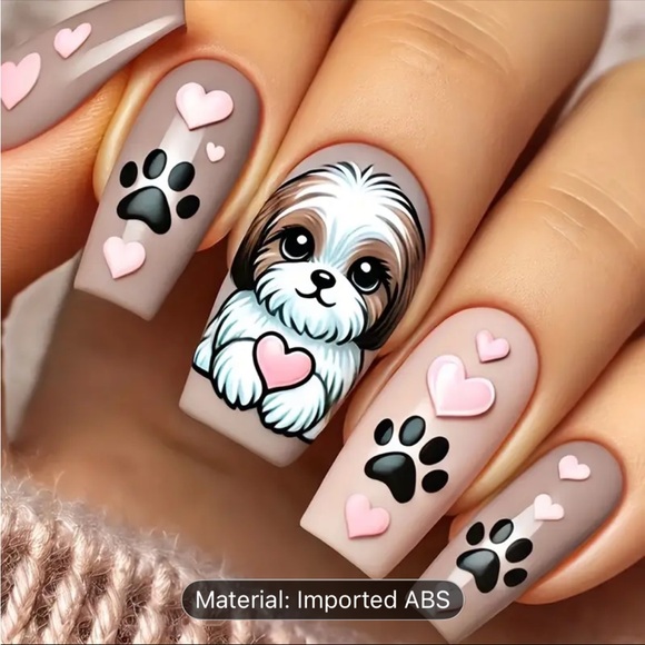 BlissMeiNails Cartoon Animal Press-On Nails Bundle โ 24pcs Each (4 Sets) - Picture 2 of 5